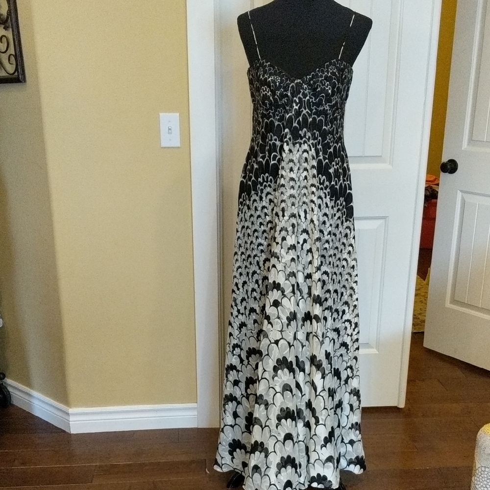 Alex & Eve Dress Black And Cream